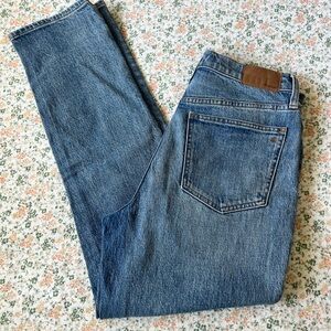 Madewell Blue Straight Leg Jeans